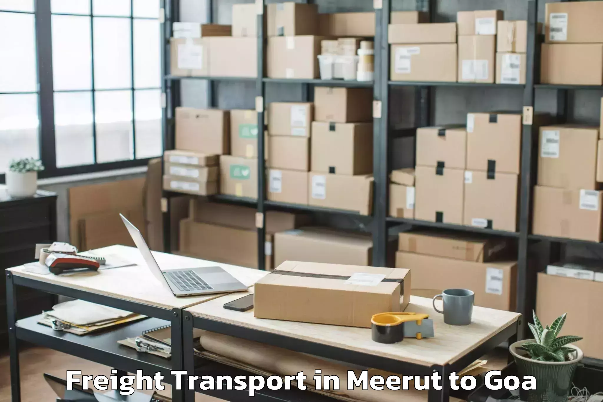 Efficient Meerut to Goa University Taleigao Freight Transport